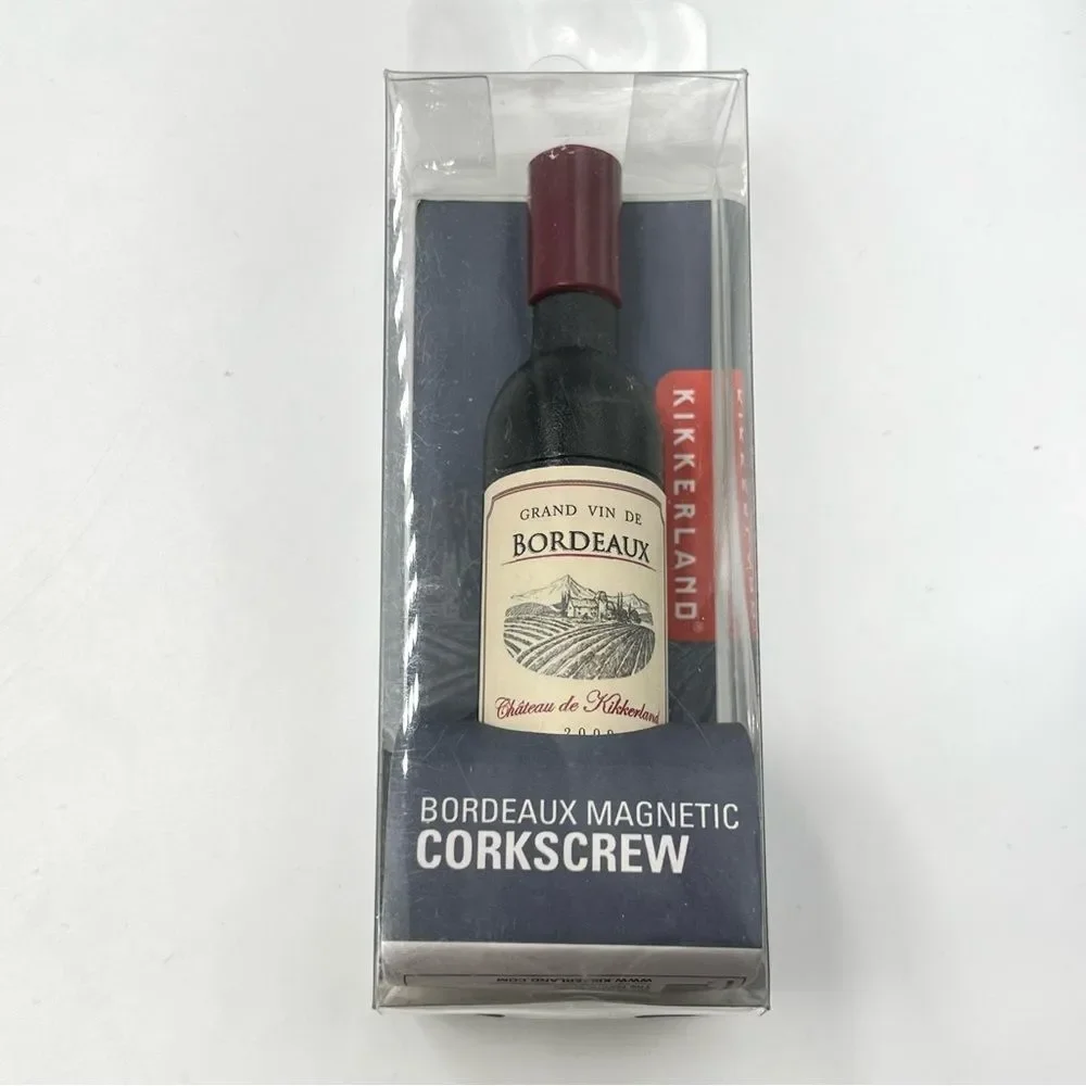 New Bordeaux Wine Bottle‎ Magnetic Corkscrew Bottle Opener Novelty Fridge Magnet